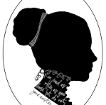 silhouette of woman's head