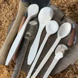 a collection of spoons